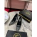 Christian Louboutin Condora Spikes 100mm Pumps in Black Lambskin