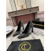 Christian Louboutin Condora Spikes 100mm Pumps in Black Lambskin