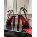 Christian Louboutin Condora Strap Pumps 100mm in Black Leather Christian Louboutin Condora Strap Pumps 100mm in Black Leather