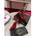Christian Louboutin Condora Strap Pumps 100mm in Red Vog Patent Leather