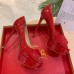 Christian Louboutin Red Patent Fetish Peep 130mm Pumps Christian Louboutin Red Patent Fetish Peep 130mm Pumps