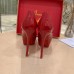 Christian Louboutin Red Patent Fetish Peep 130mm Pumps Christian Louboutin Red Patent Fetish Peep 130mm Pumps