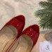 Christian Louboutin Red Patent Fetish Peep 130mm Pumps Christian Louboutin Red Patent Fetish Peep 130mm Pumps