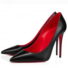 Christian Louboutin Kate Pumps 100 mm In Black Lambskin Christian Louboutin Kate Pumps 100 mm In Black Lambskin