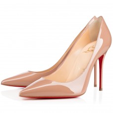 Christian Louboutin Nude Patent Kate 100mm Pumps Christian Louboutin Nude Patent Kate 100mm Pumps
