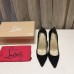 Christian Louboutin Black Suede Kate 100mm Pumps Christian Louboutin Black Suede Kate 100mm Pumps