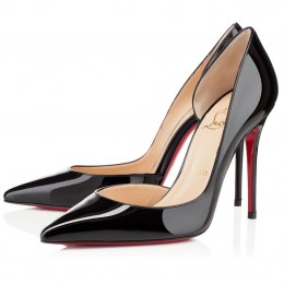 Christian Louboutin Black Patent Iriza 100mm Pumps Christian Louboutin Black Patent Iriza 100mm Pumps