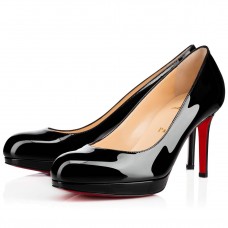 Christian Louboutin Black Patent New Simple 85mm Pumps Christian Louboutin Black Patent New Simple 85mm Pumps