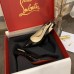 Christian Louboutin Black Patent Clare Sling 80mm Pumps Christian Louboutin Black Patent Clare Sling 80mm Pumps