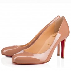 Christian Louboutin Nude Patent Fifille Pumps 85mm Christian Louboutin Nude Patent Fifille Pumps 85mm