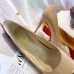 Christian Louboutin Nude Patent New Very Prive 100mm Pumps