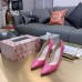 Jimmy Choo Cass 95mm Pumps in Pink Croc-Embossed Leather Jimmy Choo Cass 95mm Pumps in Pink Croc-Embossed Leather