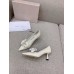 Jimmy Choo Rosalia Flowers 65mm Pumps in White Leather