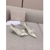 Jimmy Choo Rosalia Flowers 65mm Pumps in White Leather