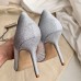 Jimmy Choo Love 85mm Pumps In Glitter Fabric and Tulle