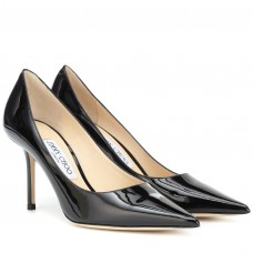 Jimmy Choo Love 85mm Pumps In Black Patent Leather Jimmy Choo Love 85mm Pumps In Black Patent Leather