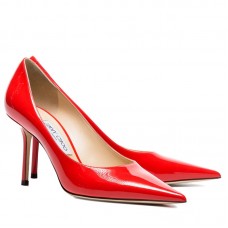Jimmy Choo Love 85mm Pumps In Red Patent Leather Jimmy Choo Love 85mm Pumps In Red Patent Leather