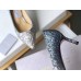 Jimmy Choo Romy 60mm Pumps In Silver and Blue Glitter Jimmy Choo Romy 60mm Pumps In Silver and Blue Glitter