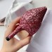 Jimmy Choo Romy 60mm Pumps In Silver and Red Glitter Jimmy Choo Romy 60mm Pumps In Silver and Red Glitter