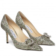 Jimmy Choo Saresa 85mm Pumps In Glitter Jimmy Choo Saresa 85mm Pumps In Glitter