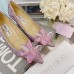 Jimmy Choo Alia 85mm Pumps In Pink Crystal Jimmy Choo Alia 85mm Pumps In Pink Crystal