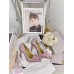 Jimmy Choo Avril 100mm Pumps In Pink Crystal Jimmy Choo Avril 100mm Pumps In Pink Crystal