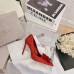 Jimmy Choo Avril 100mm Pumps In Red Crystal Jimmy Choo Avril 100mm Pumps In Red Crystal