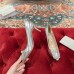 Manolo Blahnik Hangisi 70 Pumps in Silver Metallic Leather Manolo Blahnik Hangisi 70 Pumps in Silver Metallic Leather