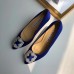 Manolo Blahnik Hangisi 70 Pumps In Blue Satin Manolo Blahnik Hangisi 70 Pumps In Blue Satin