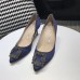 Manolo Blahnik Hangisi 70 Pumps In Navy Blue Satin Manolo Blahnik Hangisi 70 Pumps In Navy Blue Satin