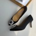 Manolo Blahnik Hangisi 70 Pumps In Black Satin Manolo Blahnik Hangisi 70 Pumps In Black Satin