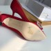 Manolo Blahnik Hangisi 70 Pumps In Red Satin Manolo Blahnik Hangisi 70 Pumps In Red Satin