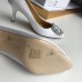 Manolo Blahnik Hangisi 70 Pumps In White Satin Manolo Blahnik Hangisi 70 Pumps In White Satin