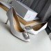 Manolo Blahnik Hangisi 70 Pumps In White Satin Manolo Blahnik Hangisi 70 Pumps In White Satin