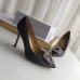 Manolo Blahnik Hangisi 105 Pumps In Grey Satin Manolo Blahnik Hangisi 105 Pumps In Grey Satin