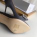 Manolo Blahnik Hangisi 105 Pumps In Grey Satin Manolo Blahnik Hangisi 105 Pumps In Grey Satin