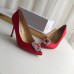 Manolo Blahnik Hangisi 105 Pumps In Red Satin Manolo Blahnik Hangisi 105 Pumps In Red Satin
