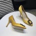 Manolo Blahnik Hangisi 105 Pumps In Yellow Satin