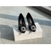 Manolo Blahnik Hangisi 70 Pumps In Black Lace Manolo Blahnik Hangisi 70 Pumps In Black Lace