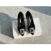 Manolo Blahnik Hangisi 70 Pumps In Black Lace Manolo Blahnik Hangisi 70 Pumps In Black Lace