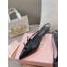 Miu Miu Slingback Pumps 55mm in Black Patent Leather with Buckles Miu Miu Slingback Pumps 55mm in Black Patent Leather with Buckles