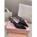 Miu Miu Slingback Pumps 55mm in Black Patent Leather with Buckles Miu Miu Slingback Pumps 55mm in Black Patent Leather with Buckles