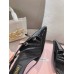 Miu Miu Slingback Pumps 55mm in Black Patent Leather with Buckles Miu Miu Slingback Pumps 55mm in Black Patent Leather with Buckles