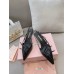 Miu Miu Slingback Pumps 55mm in Black Patent Leather with Buckles Miu Miu Slingback Pumps 55mm in Black Patent Leather with Buckles