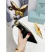 Prada Slingbacks Pumps 85mm In Gold Metallic Leather