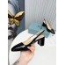 Prada Slingbacks Pumps 65mm In Black Patent Leather