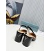 Prada Slingbacks Pumps 65mm In Black Patent Leather