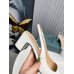 Prada Slingbacks Pumps 65mm In White Patent Leather