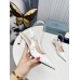 Prada Slingbacks Pumps 45mm In White Patent Leather
