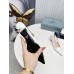 Prada Slingbacks Pumps 45mm In White Patent Leather